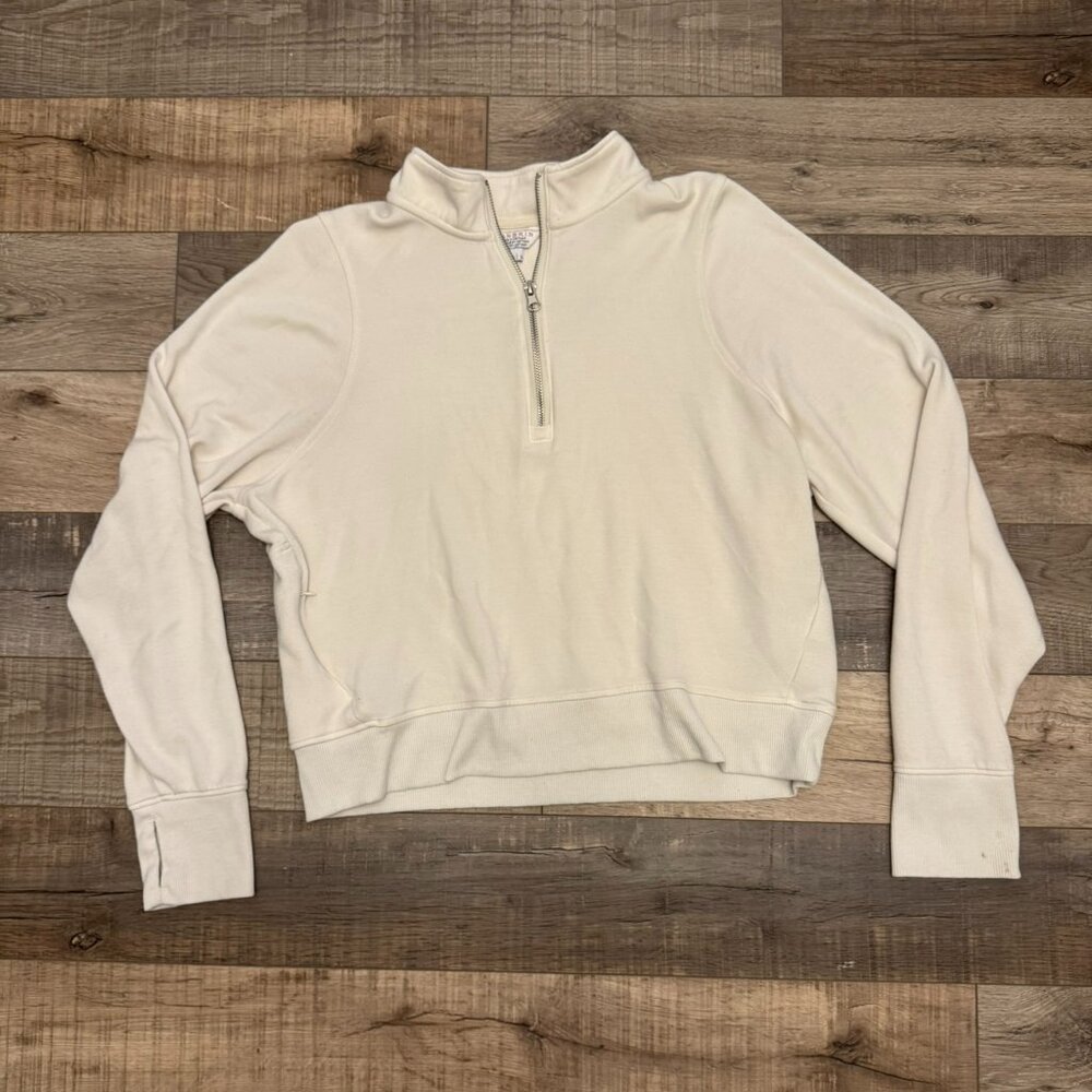 Danskin Women's Cream V-Neck Sweater